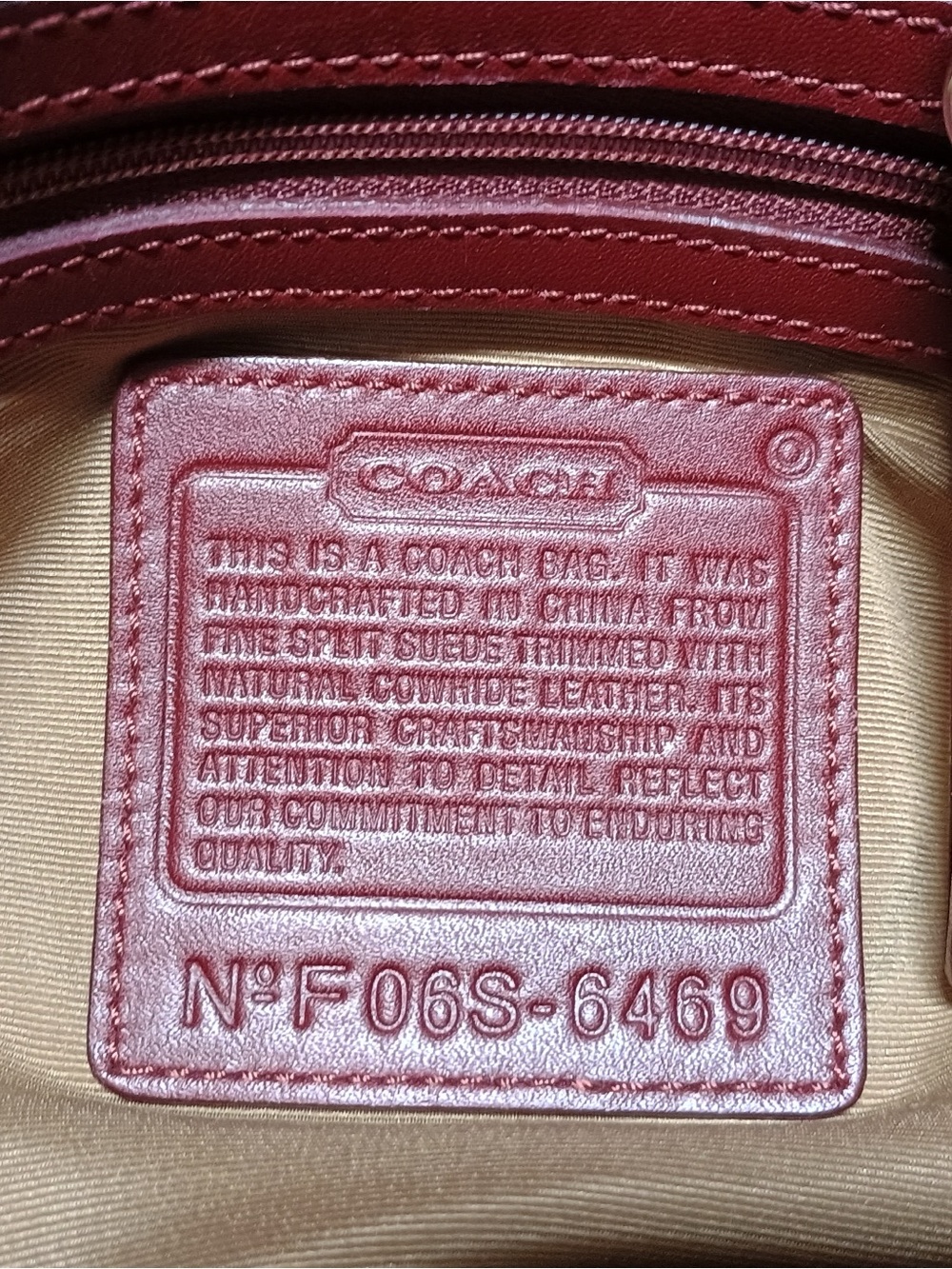 Coach Suede SoHo Totes - Picture 11 of 11